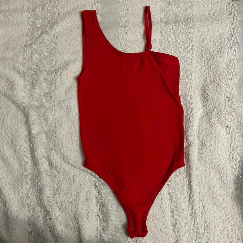 Suzette red bodysuit / size small/medium